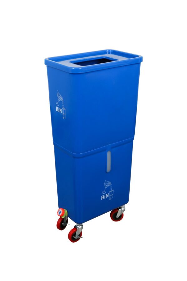 Blue Beverage Bin