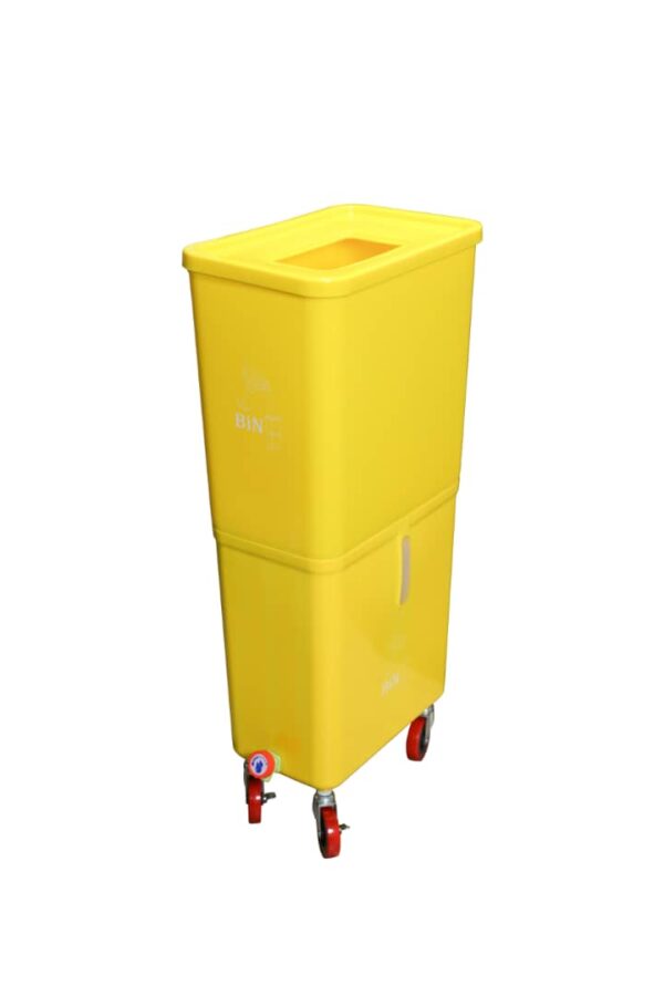 Yellow Beverage Bin