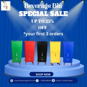 Beverage Bin sale: up to 25% off!