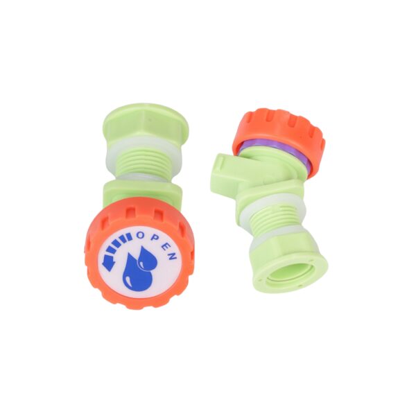 Blue Commercial Beverage Bin with Wheels | Dual-Compartment Drink Dump Bin - Image 12