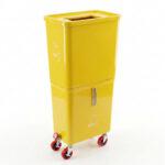 Yellow Commercial Beverage Bin