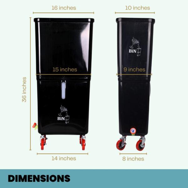 Black Commercial Beverage Bin – 12-Pack - Image 17
