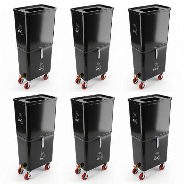 Black Commercial Beverage Bin – 6-Pack