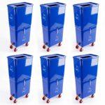 Blue Commercial Beverage Bin – 6-Pack