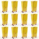 Yellow Commercial Beverage Bin – 12-Pack